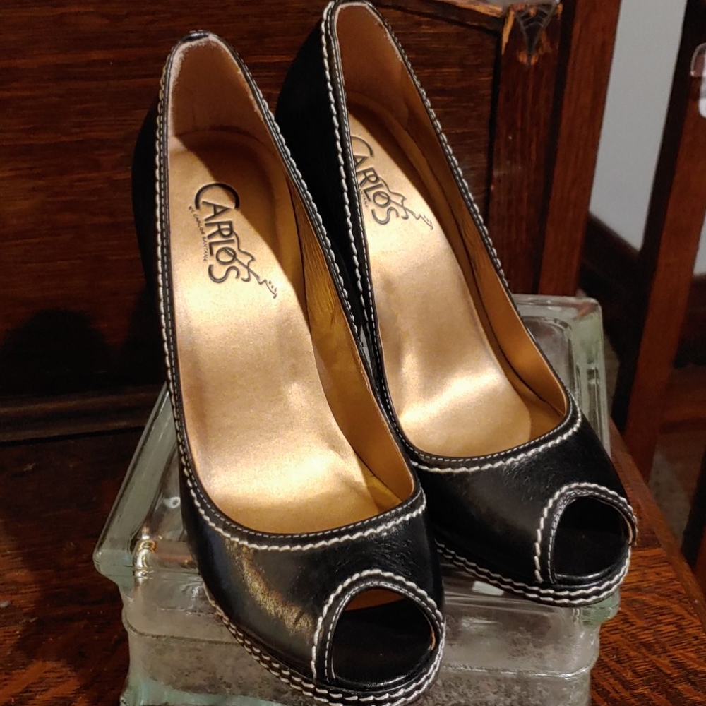 Carlos Santana Sexy Bungalow Platform Heels